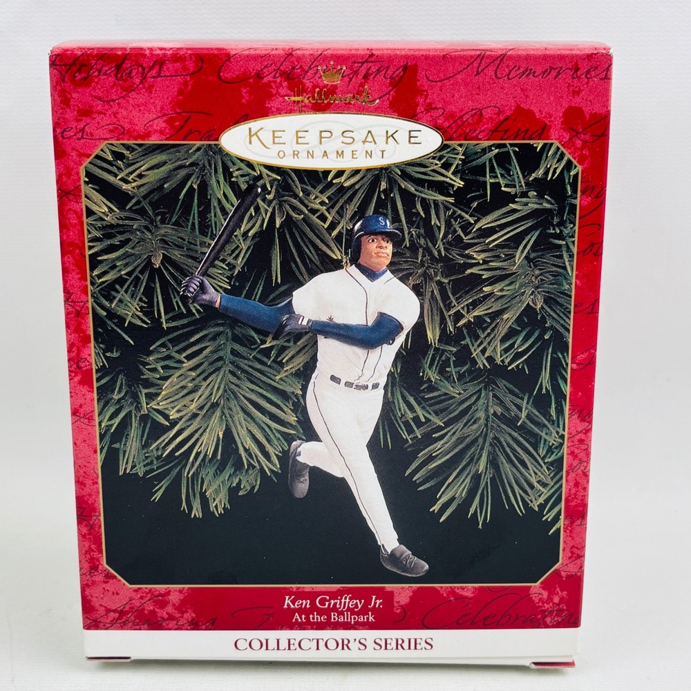 Hallmark Ken Griffey Jr At the Ballpark Collectors Series Ornament MLB 1999‎